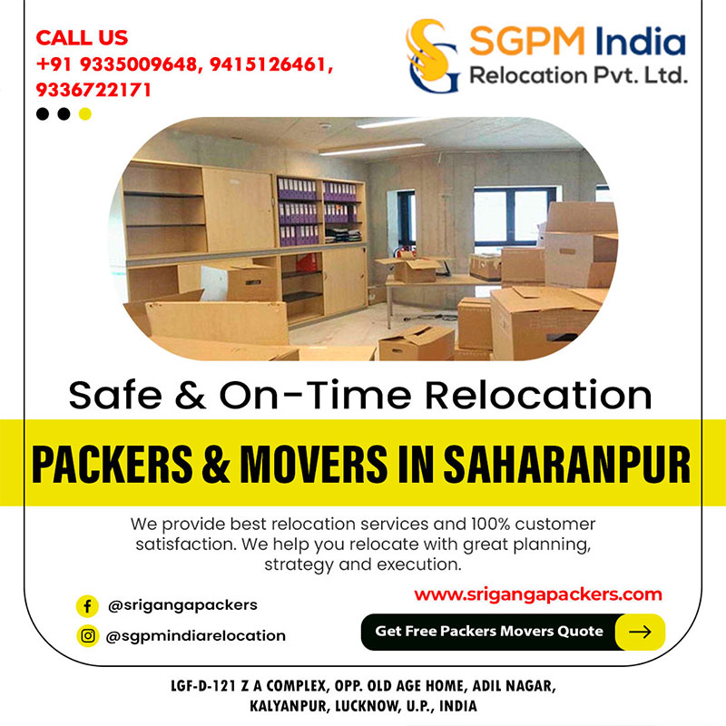 Packers and Movers in Saharanpur